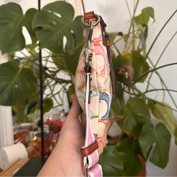 Y2K Coach Multicolor Crossbody Bag (pink charm not included) - Picture 4 of 7
